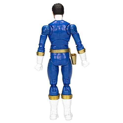 Power Rangers Lightning Collection Lightspeed Rescue Blue Ranger 6-Inch Premium Collectible Action Figure Toy with Accessories, Ages 4 and Up