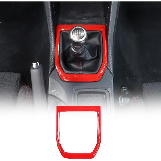 Daeiclru Gear Shift Panel Cover Trim Compatible with Subaru WRX 2022 2023 2024 2025, Gear Shift Control Anti-Scratch Panel Decorative Sticker Trim красный