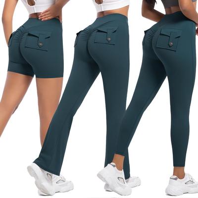 European-American High Waist Elastic Peach Butt Leggings - Quick-Dry Yoga, Running & Fitness Pants with Hip Lifting Button.
