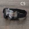 Motorradbrille Dirtbike-Brille Motocross-Brille Winddicht ATV-Brille Staubdicht Kratzfest