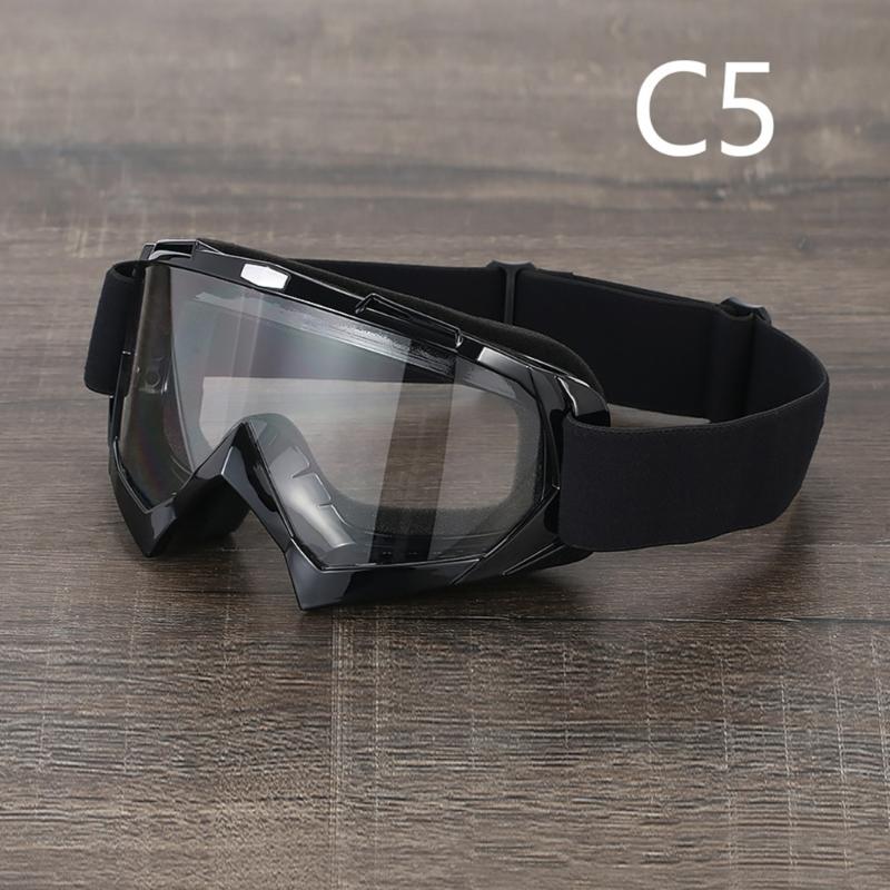 Motorradbrille Dirtbike-Brille Motocross-Brille Winddicht ATV-Brille Staubdicht Kratzfest