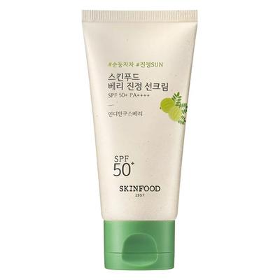 Berry Soothing Sunscreen SPF50+ PA++++ Hydrating UV Protection Sun Cream 50ml