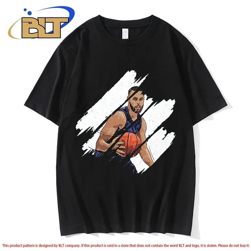 Stephen Curry Fan Clothing Summer Adult Short-sleeved Fashionable T-shirt Sports Tops for Ventilate Men and Women