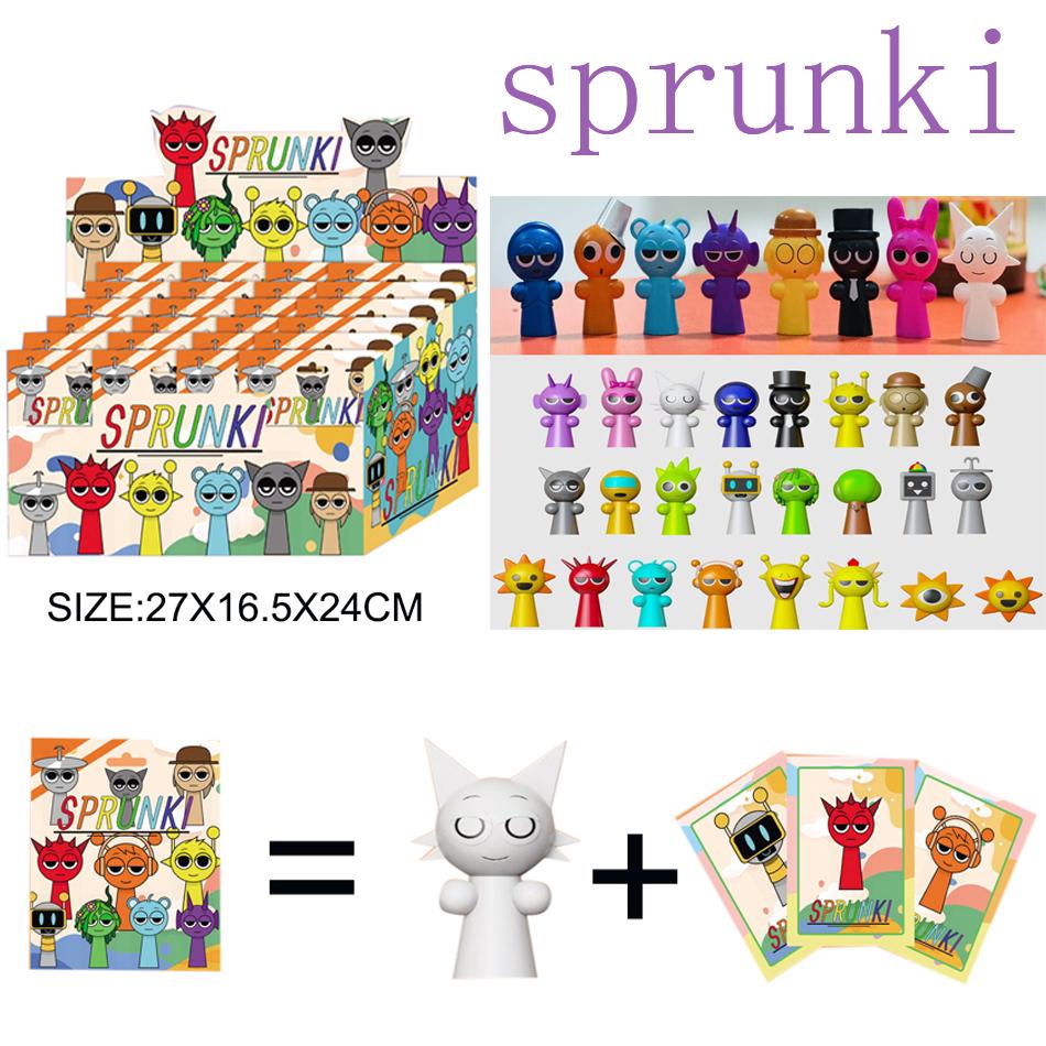 Funny Sprunki Character Models Box PVC Sprunki Game Action & Toy Dolls Character Set Kids Birthday Christmas Gifts