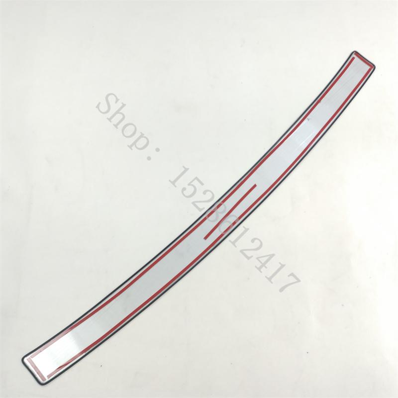 For Mercedes-Benz GLC X253 2016 2017~2022 Stainless Steel Car Rear Bumper Protector Sill Trunk Tread Plate Trim Car Accessories