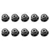 10Pcs Aluminum Lock Nuts Flange Nylon Lock Nut for Remote Control Drones Secure Fastening Machinery Automotive Equipment