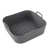 Reusable Airfryer Pan Liner Accessories Silicone Air Fryers Oven Baking Tray Pizza Chicken Airfryer Non-stick Silicone Mould