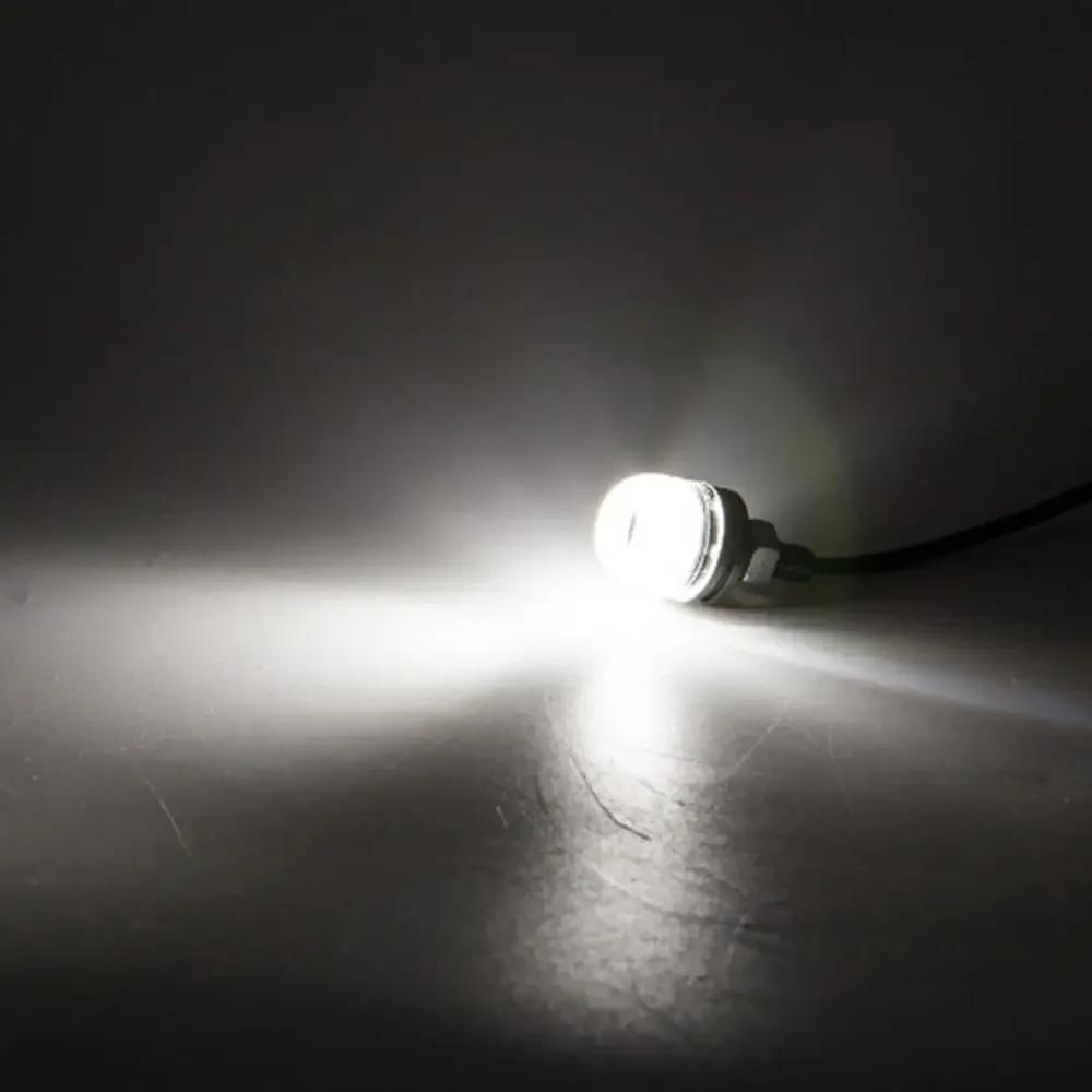 2Pcs Motorcycle LED Screw Bolt Tail License Plate Light SMD Amber Eagle Eye 3SMD 5630 LED Car DRL Daytime Running Driving Signal