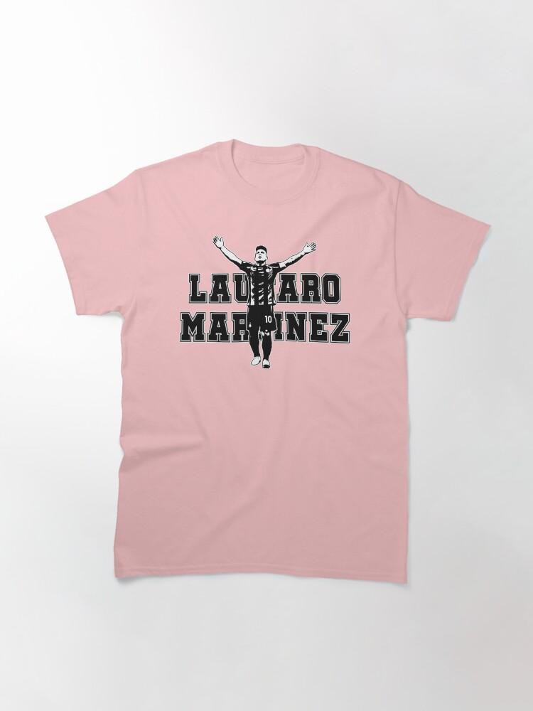 Classic Sport Graphic Cotton Tshirt Inspired By Lautaro Martinez for Unisex WoUnisex Soccer Fan Gift