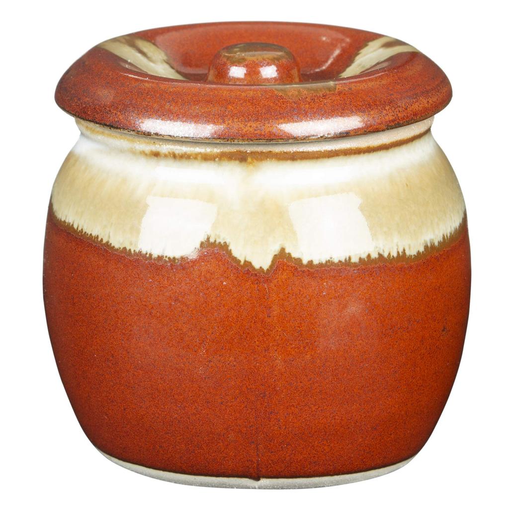 Set of 5 White and Red Mini Urns x Japanese Commercial [7.2 7cm, 110cc, 207g] [Tabletop Utensils] [Japanese Restaurant, Inn, Tableware, Use]