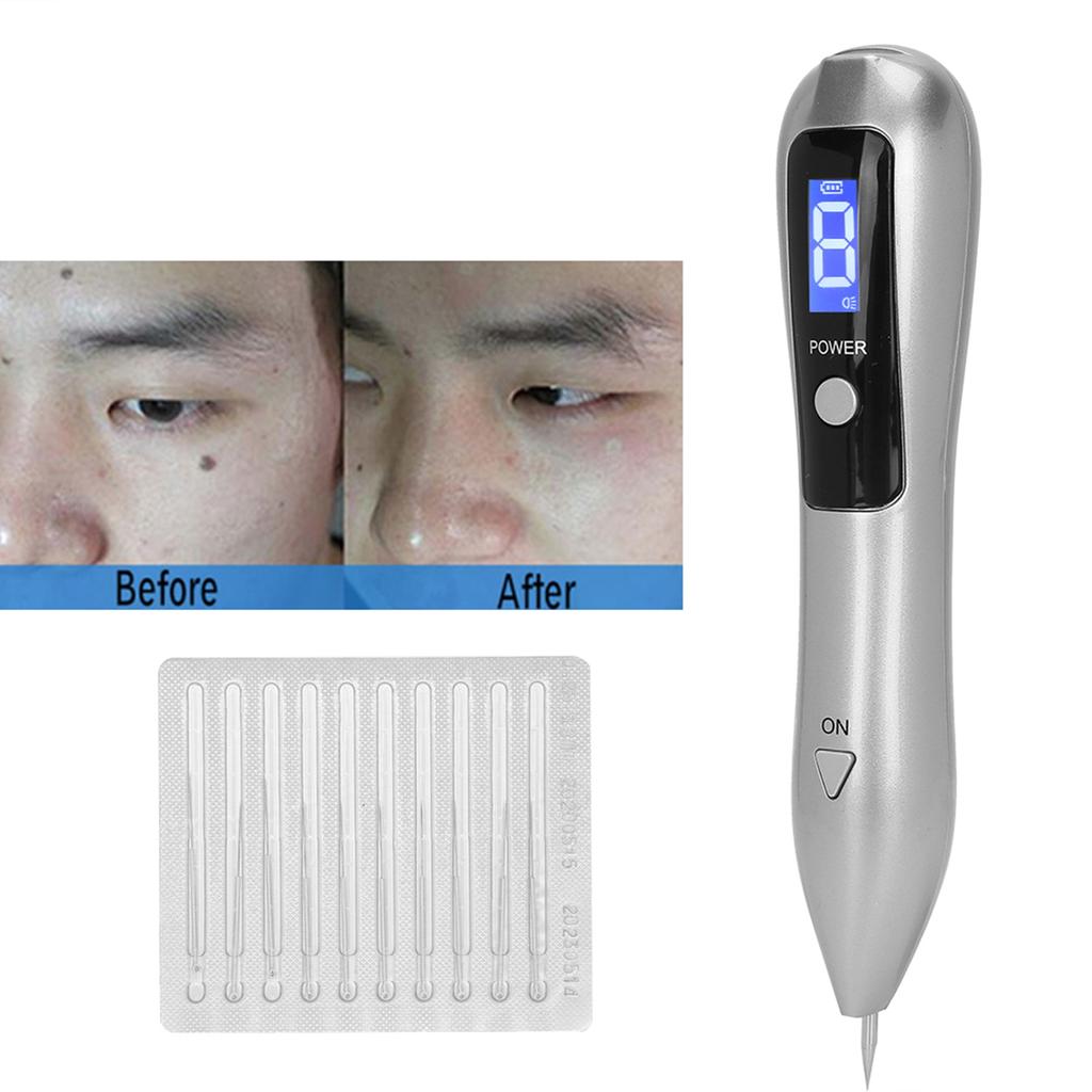 Mole Removal Pen 9 Gears Adjustment Dark Spot Freckle Remover with Blue Light