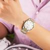 Citizen Classic Mechanical Gold Watch Automatic Mechanical Movement Stainless Steel Strap Mens Watch White Dial Men watches NH8354-58A