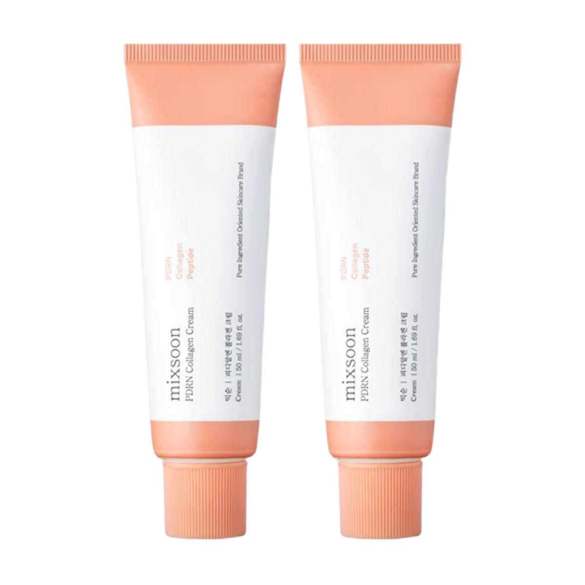 Mixsoon PDRN Collagen Cream Firming & Rejuvenating Jelly Face Moisturizer (50ml x 2)