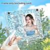 Ins Photo Frame Transparent Photocards Holder Water Ripple Acrylic Photo Frame Kpop Card Display Rack Stand Fans Gift