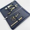 Black Color Hair Extension Tools Kit with Micro Beads Closer Plier Loop Threader Scissors Weaving Needles and Clips