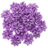 10Pcs Handmade Small Satin Flowers Fabric Rhinestone Flower Appliques For Sewing Craft Wedding Decorations 2.8cm