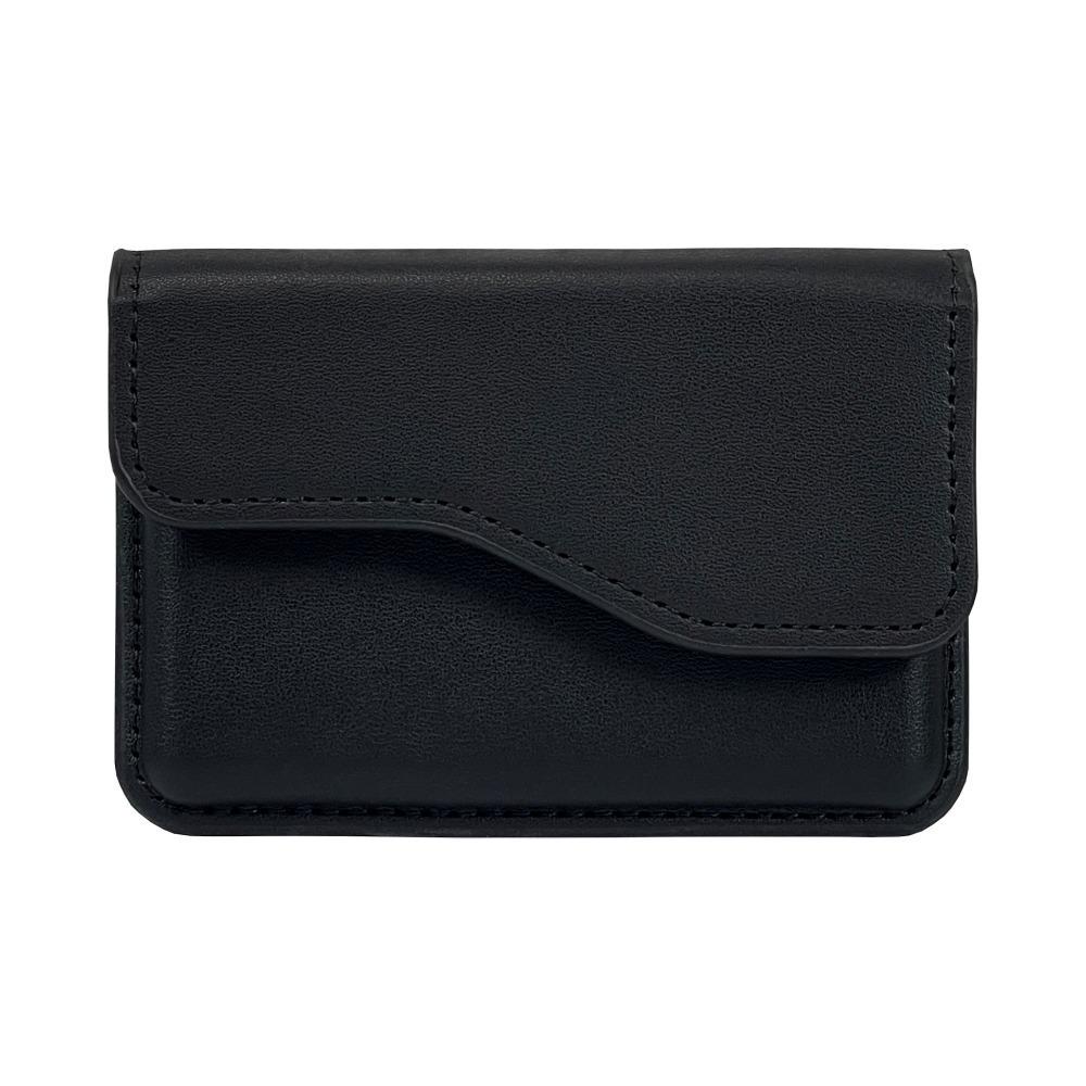 Cash Wallet Flip Card Case Side-opening Card Holder Phone Back Magnetic Card Bag  Male/Famale
