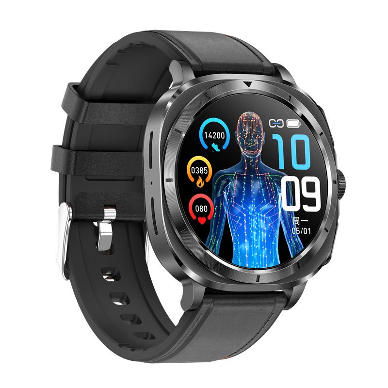 ET492 Smart Watch 1.43inch Amoled ECG Health Monitoring Voice Assistant SOS Outdoor Sports Fitness Tracker Women Men Smartwatch