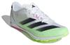 Adidas Originals Synthetic Leather Slip Resistant Abrasion Resistant Low top Sprint Running Shoes Unisex White Green IG7445