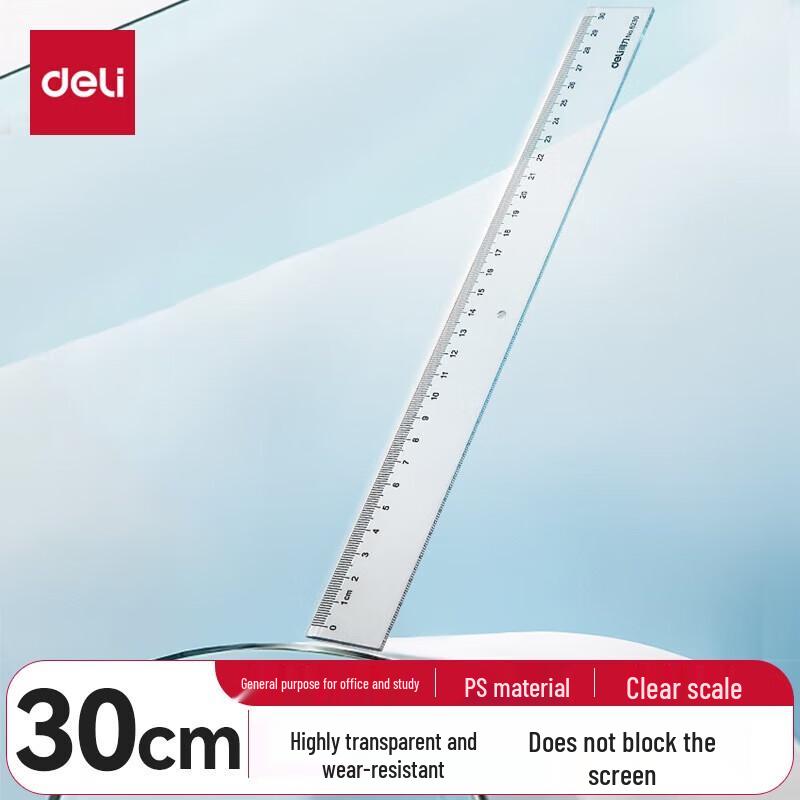 Deli 30cm Office Ruler