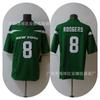 Mens Embroidered Rugby Jersey New York Jets NFL Style Cotton T-Shirt Sports Fans Casual Wear