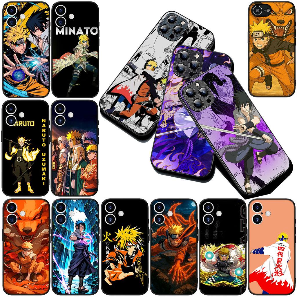 Minato Narutos Namikaze Sasuke Phone Case for Samsung Galaxy S20 S22 S21 FE Ultra Plus A07 A17 A15 A16 A25 A57 A37 Cover