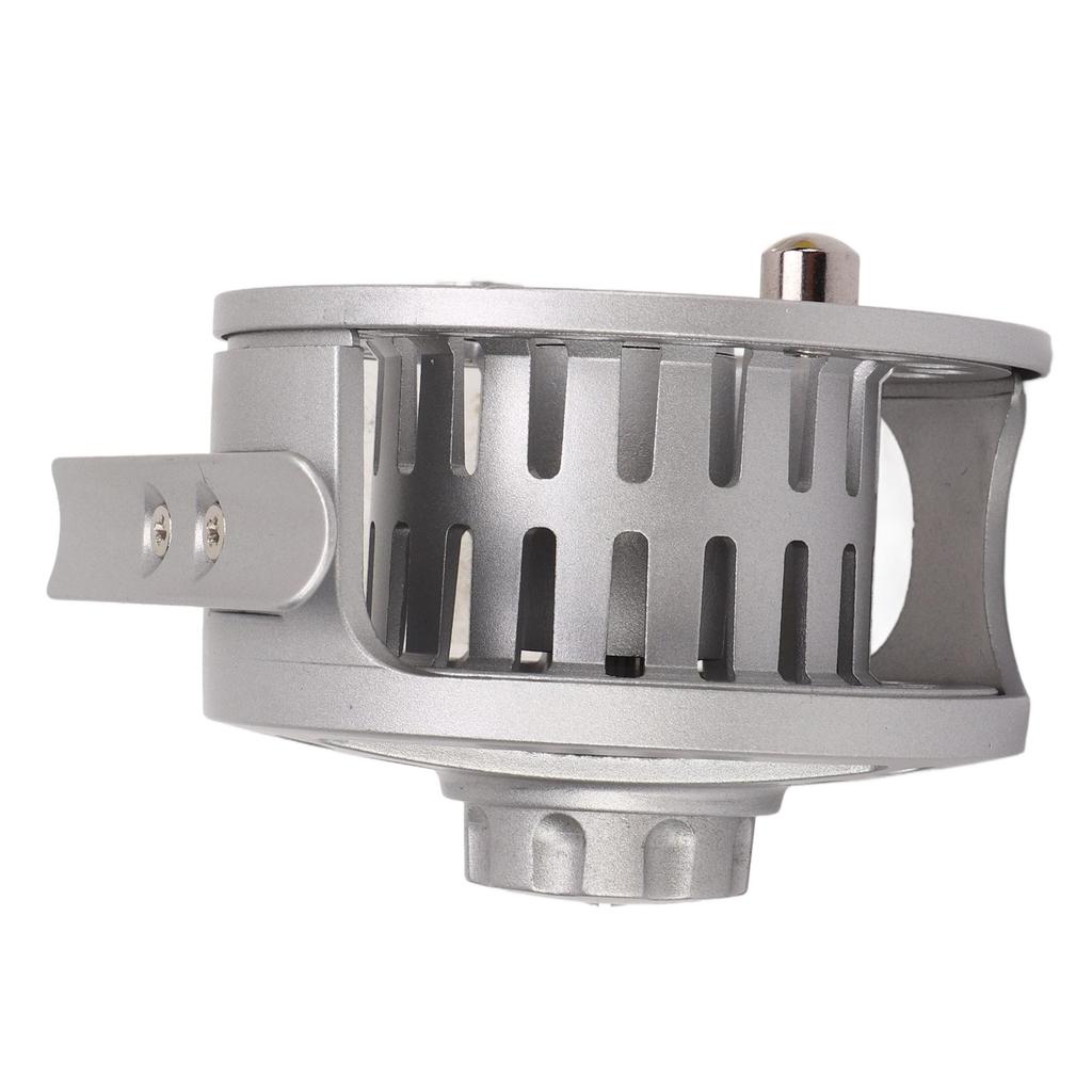 3/4 Fly Fishing Reel Full Metal Fly Reel Fishing with CNC Machined Aluminum Alloy Body Silver