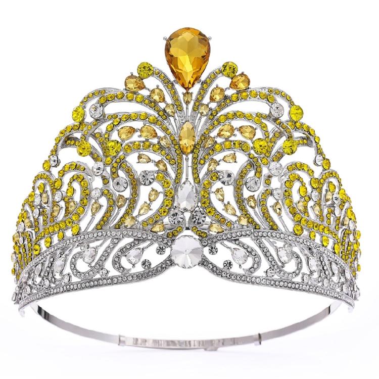 Beautifully Crafted Crown Photography Props Crown Durability Alloys Crown for Beauty Queens and Special Occasion