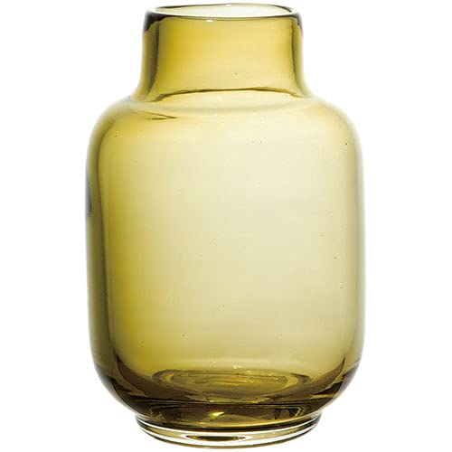 

FOYER Стеклянная ваза для цветов, Лесной зеленый, В 16см, Ш 10.5см, 2c00001FGR F