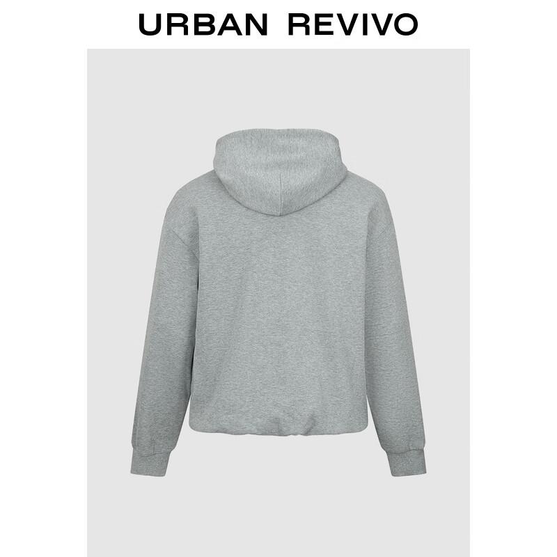 UR Men's Casual Loose Drawstring Hooded Sweatshirt