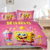SpongeBob Verjaardag Viering Beddengoed Set 3 Delig Dekbedovertrek Cadeau voor Slaapkamer, Zonder Vulling sjt050