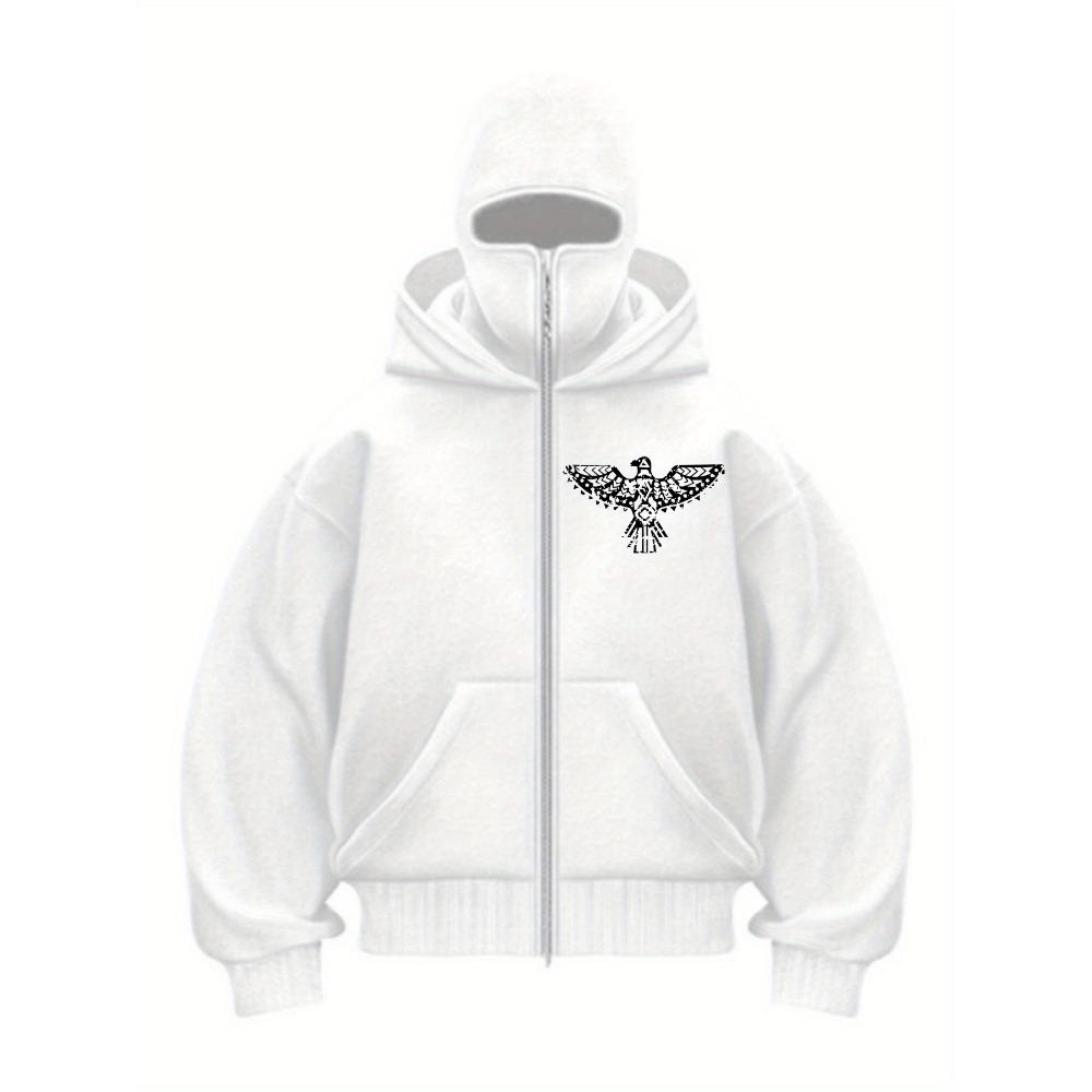 Men'S Zip-Up Hoodie with Full-Zip Closure Gym Hooded Sweatshirt with Front Zipper Closure Sweater Hoodie Casual Wear Street Style Comfortable Material