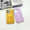 Crocodile pattern is suitable for Apple 15/17/16 mobile phone case insert card 16pro change bag 16promax portable 7