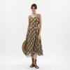 Wednesday Delight Wd_Layered Check Slip Dress_Green