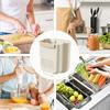 Space-saving Foldable Trash Can Hanging Toilet Storage Bucket Wall Mount Trash Bin  Cabinet Door