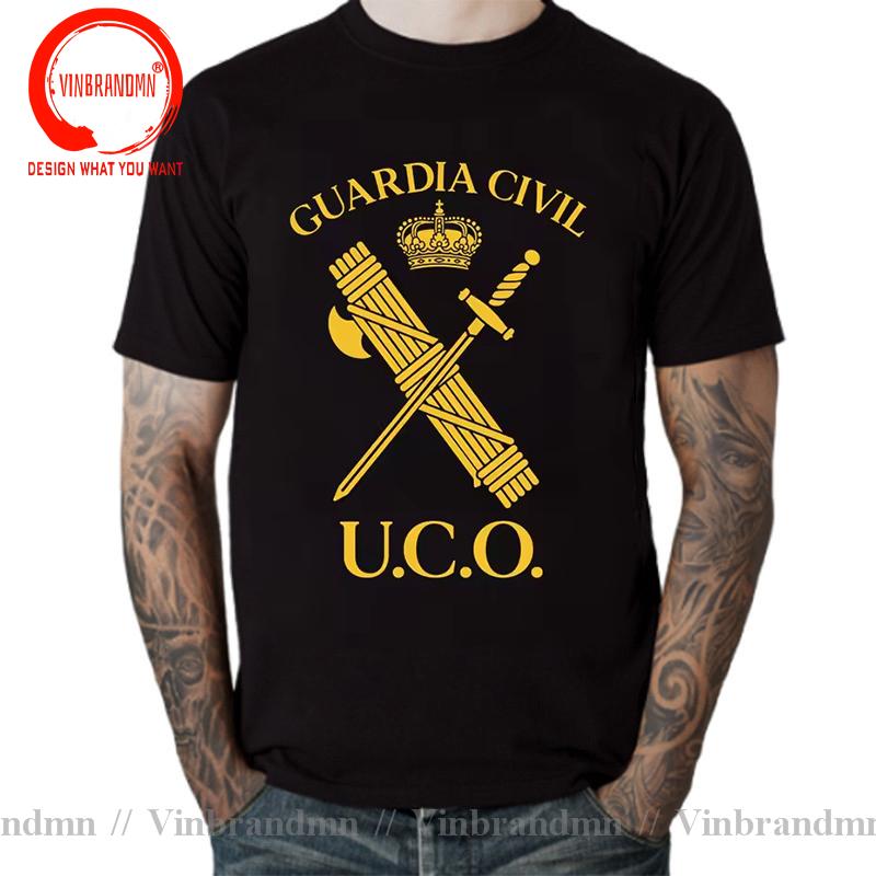 Uco Guardia Civil Espaa Polica T Shirt Unisex Spain Guardia Civil Tshirt Unisex Military Army Summer Streetwear Tops Tee Shirt