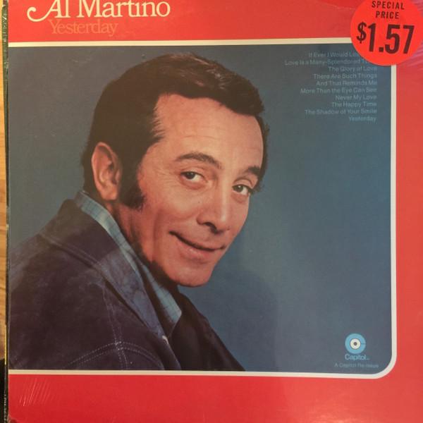 

LP Record AL MARTINO Yesterday SF528 Capitol Record US Jazz Used