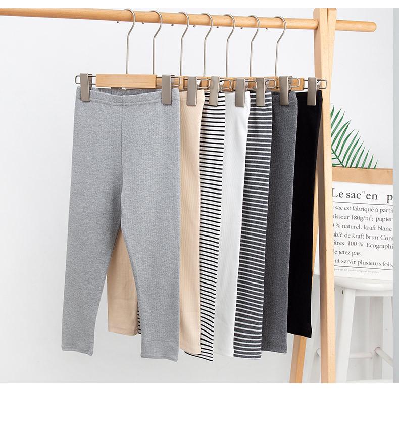 Girls' Elastic Thin Leggings for Spring and Autumn Wear