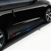 2 pièces Jupes Latérales de Porte de Voiture Autocollant de Carrosserie Voiture Autocollant Fibre de Carbone Pour Dacia Duster Logan Sandero Lodgy Stepway Mcv 2 Solenza Largus