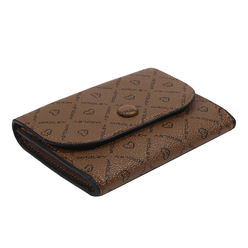 Women's Letter & Heart Print Wallet - Cute Zippered Coin Purse with Card Slots, Fashionable Wristlet Multi-Functional Wallet