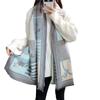 Autumn and Winter European and American Versatile Thickened Warm Scarf Imitation Cashmere Air Conditioning Shawl Light Luxury Style Scarf