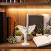 Demon Angel Statue, 3D Printed Wings Matte Texture, Fall-Resistant Ornament for Desk Study Entrance Hall Decoration