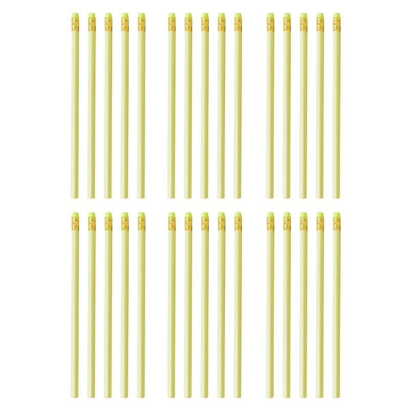 30 Pcs Drawing Pencils Triangle Pencils With Eraser Macaron Color Pencils School Supplies For School Office Sketching