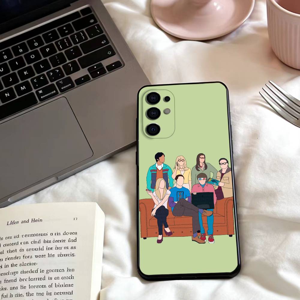 TV The B-Big Bang Theory Phone Case For Samsung S25,24,23,22,30,21,10,9,Ultra,Plus,Lite,FE,4,5 G Soft Black Case