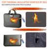 Fireproof File Organizer with Lock Hard-Shell Document Box with 13 Pocket Portable Accordion File Folder for Home Office Travel