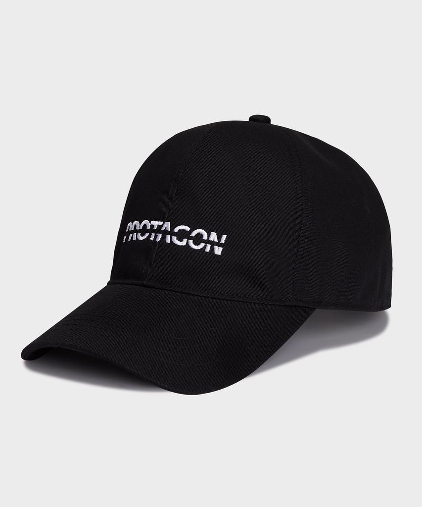 PROTAGON Non-Parallel Line Logo Ball Cap (Black)