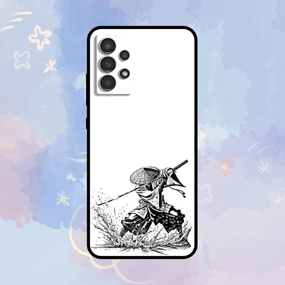 

AAA V-Vagabond S-Samurai Аниме Чехол для телефона Для Samsung Galaxy A73,A72,A71,A70,A53,A52,A51,Другие Мягкий Черный Чехол Samsung a22 4g