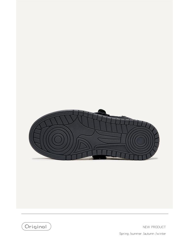 Black Knight Trendy Casual Sneakers - Unisex Style