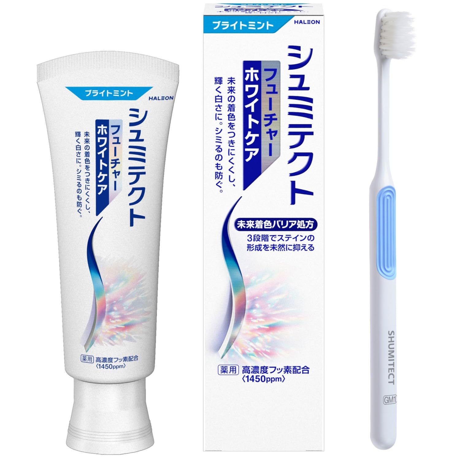 

[Quasi-drug] Shumitect Future White Care Whitening Toothpaste for sensitive teeth High concentration fluoride 1450ppm For whitening, stains, and