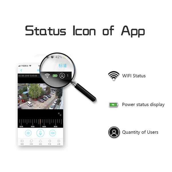 Solar WiFi IP Camera 1080P HD Outdoor Charging Battery Wireless Security  Camera PIR Motion Detection Bullet Surveillance CCTV